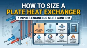 plate heat exchanger size